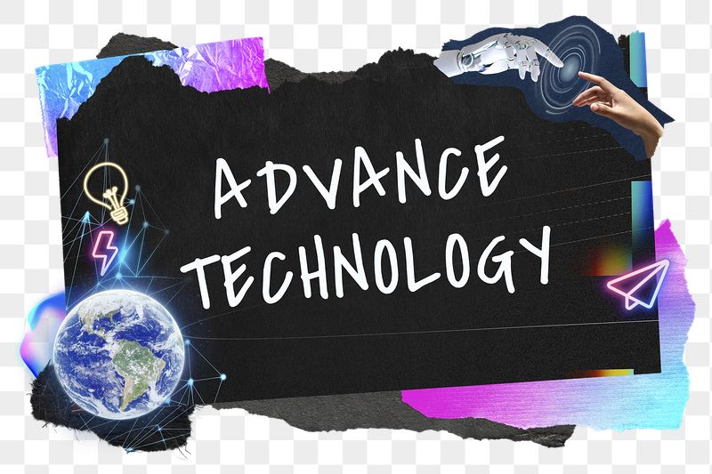Advance technology png word sticker | Free PNG - rawpixel