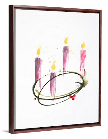 Advent Wreath Abstract | shop :: lindsayletters.com | Art ...