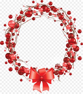 Advent wreath Christmas Clip art - Christmas wreath decoration material 