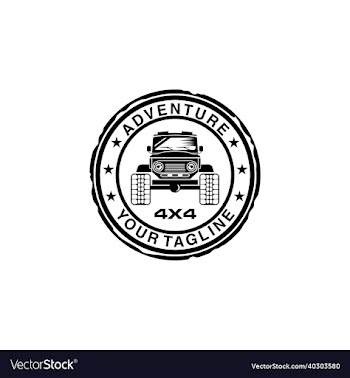 adventure 4x4 offroad logo design