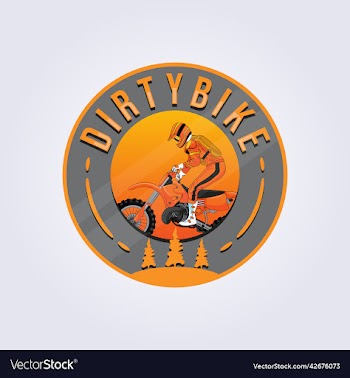 adventure dirt bike badge logo