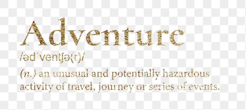 Adventure png dictionary word sticker, | Free PNG - rawpixel