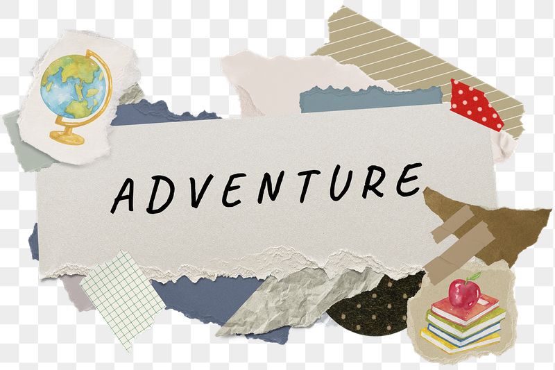 Adventure png word sticker typography, | Free PNG - rawpixel