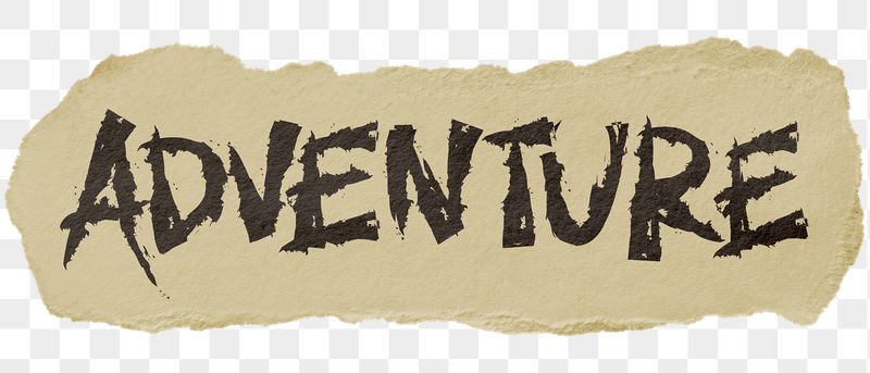 Adventure png word sticker typography, | Free PNG - rawpixel