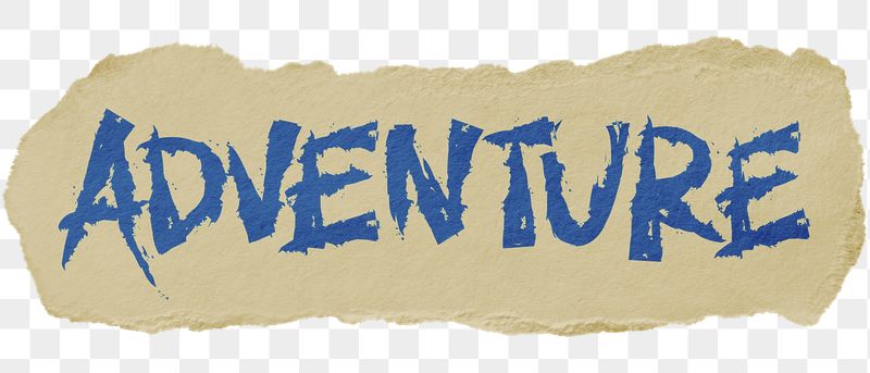 Adventure png word sticker typography, | Free PNG - rawpixel