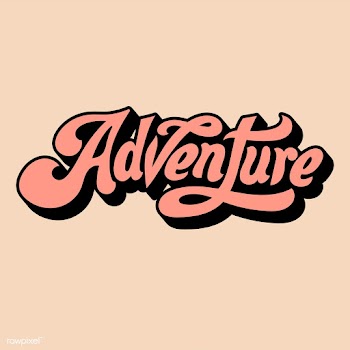 Adventure word typography style illustration | Free stock vector - 472678