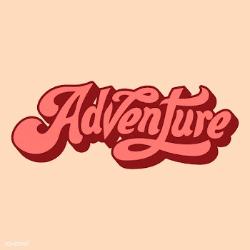 Adventure word typography style illustration | Free stock vector - 472734