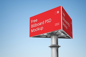 Advertising Billboard Mockup free billboard psd mockup created by mr.mockup res ballioand pstd 