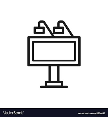 advertising icon in trendy flat style