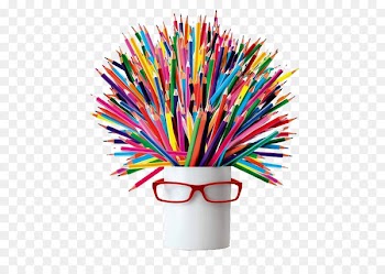 Advertising Idea Creativity Poster - Multicolored pen 