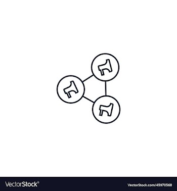advertising networks creative icon from social