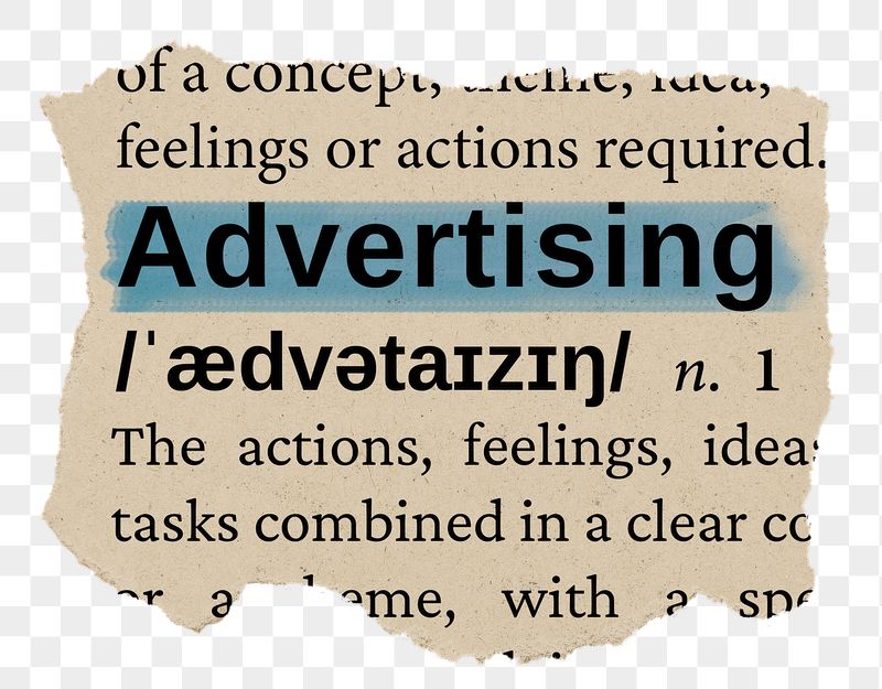 Advertising png word sticker, torn | Free PNG - rawpixel