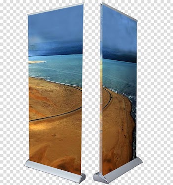 Advertising Web banner Banner Roll-up Totem Transport, Rollup Banner transparent background PNG clipart
