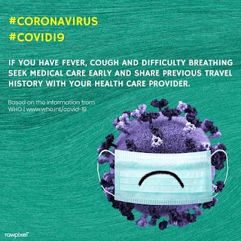 Advice on seeking medical care when showing symptoms on COVID-19 illus.. | Free  vector - 2319683