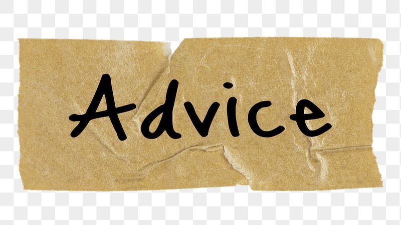 Advice png word, kraft paper | Free PNG - rawpixel