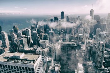 Aerial Greyscale Photography of New York City