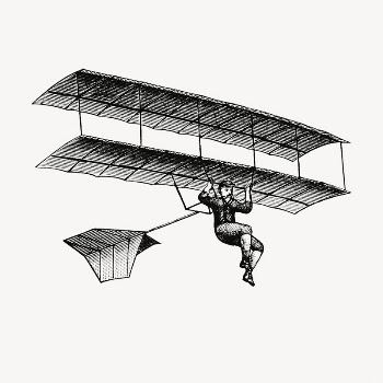 Aerial machine collage element, hand | Free PSD Illustration - rawpixel
