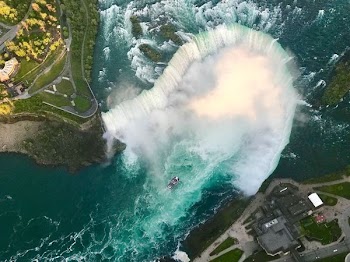 aerial photo of body of water