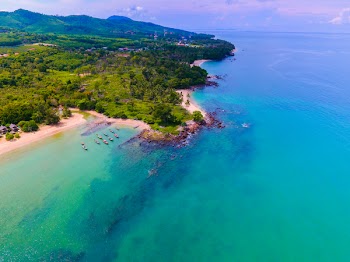 Aerial Photo of Body of Water and Island