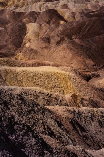 aerial photo of brown hills