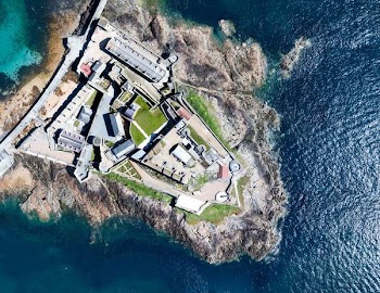 aerial photo of buildings