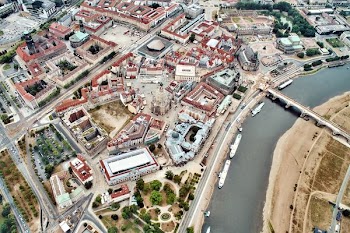 aerial photo of city