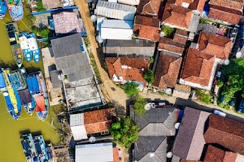 Aerial Photo of City