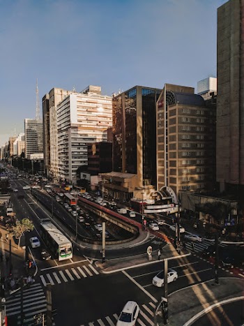 Aerial Photo of City