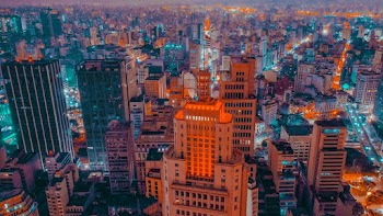 Aerial Photo Of City Buildings