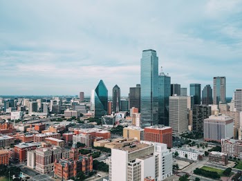 Aerial Photo Of City Buildings