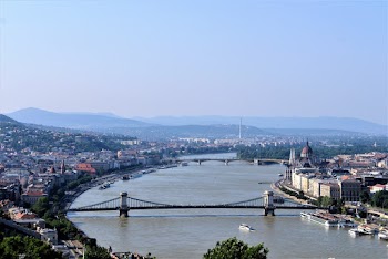 Aerial Photo of City Near River