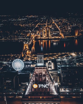 Aerial Photo of City Scenery during Nighttime