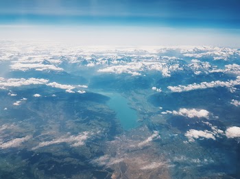 Aerial Photo of Land Mass