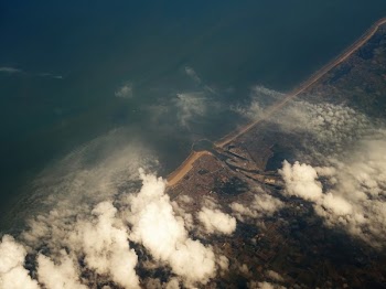 Aerial Photo of Large Body of Water