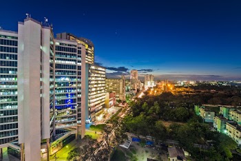 Aerial Photo Of Lighted City Buildings During Nighttime