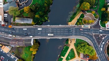 Aerial Photo of Road