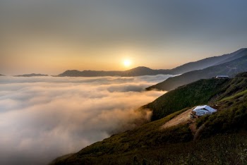 Aerial Photo of Sea of Clouds