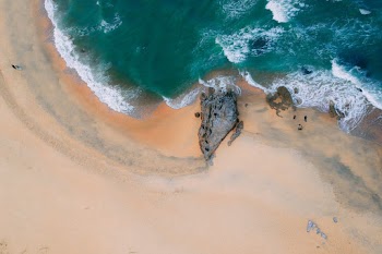 Aerial Photo of Seashore