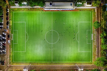 Aerial Photo of Soccer Field