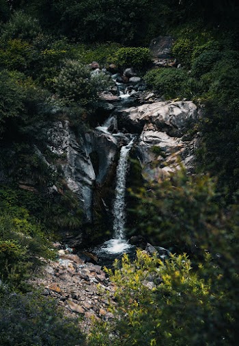 Aerial Photo of Waterfalls