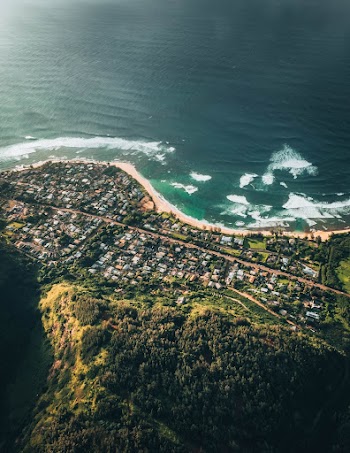 Aerial Photograph of Body of Water