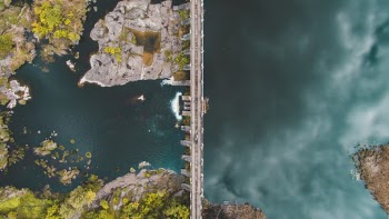 Aerial Photograph Of Bridge