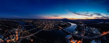 Aerial Photograph of City