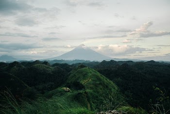 Aerial Photography of a Mountain