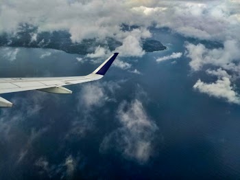 Aerial Photography Of Aircraft Wing