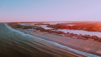 aerial photography of beach