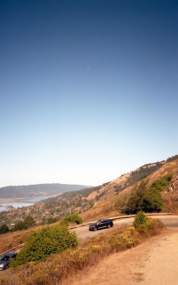 Aerial Photography of Black Car on Road