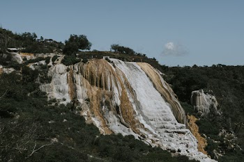 Aerial Photography of Block Waterfalls