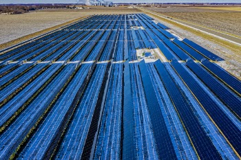 Aerial Photography of Blue Solar Panels