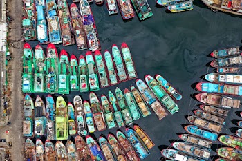 Aerial Photography Of Boats